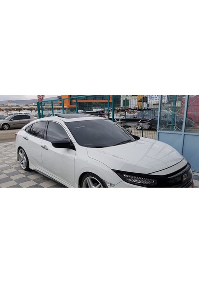 Honda Civic Fc5 Yarasa Ayna Kapağı Piano Black Plastik
