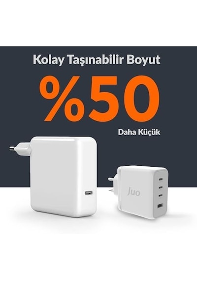 100w 4 Portlu Usb-c + Usb-a Gan Şarj Aleti & & Notebook Uyumlu Pd Type-c Hızlı Şarj Cihazı Beyaz