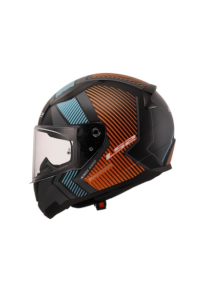 Ls2 Rapid 2 Extra Kapalı Motosiklet Kaskı Mat Gri - Neon Turuncu