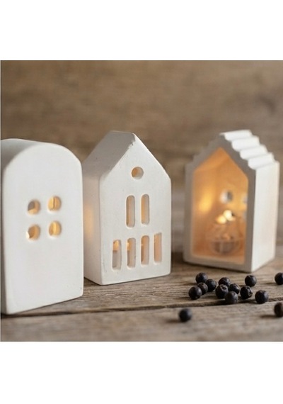 Dörtlü Mini Ev Silikon Kalıp 5.3x2.5 Cm