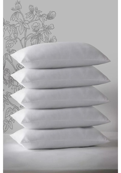 5 Adet Yastık 50 x 70 1000 G-1KG Antialerjik Boncuk Silikon Yastık