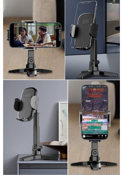 Dumles Masaüstü Telefon Standı 360 Derece Dönebilen Başlıklı Ayaklı Telefon Tripodu