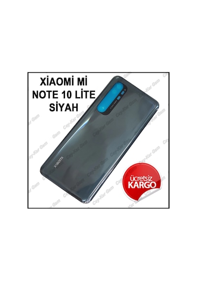 Xiaomi Mi Note 10 Lite Arka Cam Pil Kapağı Batarya Kapağı