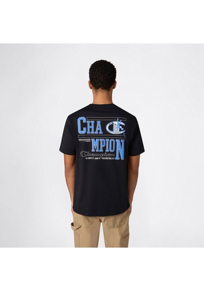 Champion Relaxed Fit Erkek Siyah T-shirt 222385 2800282