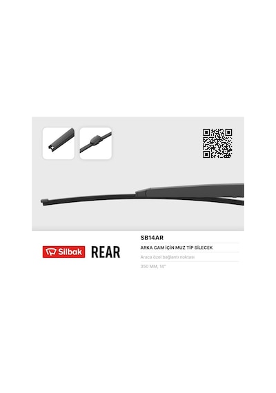 Depomıx Silecek Süpürgesi Arka Vw Golf 355mm Muz Tip