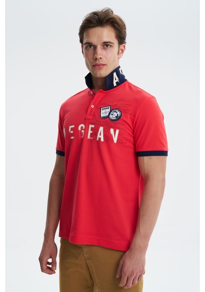 AR-MA Arma Erkek Regular Fit Likralı Pike Polo Yaka Tişört Y27374308601 001