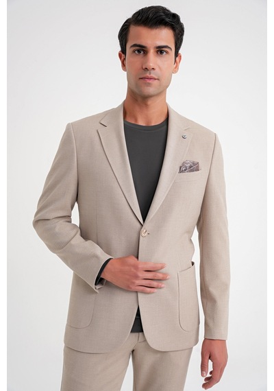 Efor C 698 Ceket Regular Fit Bej-1 Casual Bej