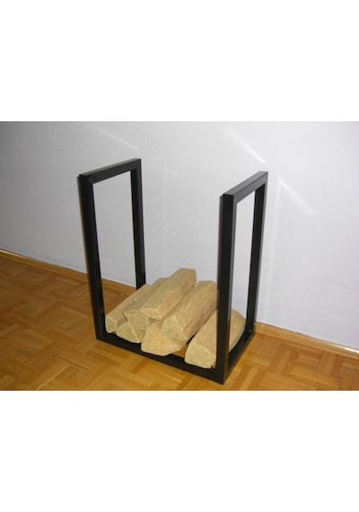 Metal Odunluk Dekoratif Şömine Yanı Minimalist Odunluk Diğer