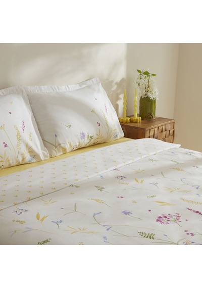 Karaca Home Jody %100 Pamuk Tek Kişilik Nevresim Takımı Sarı Sarı
