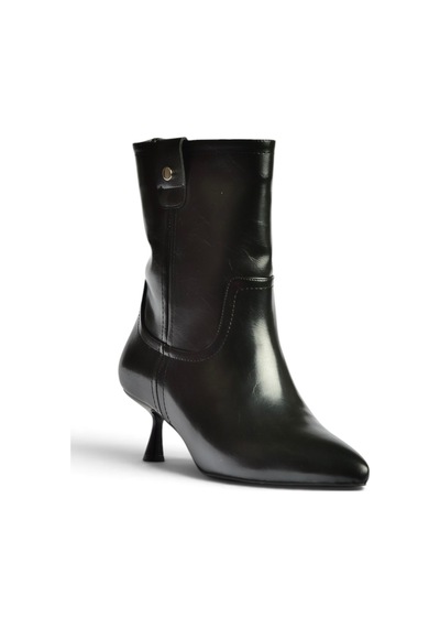 Fox Shoes Z282810709 Siyah İnce Topuklu Kadın Bot