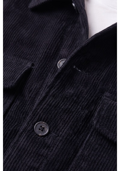Deepsea Erkek Slim Fit Fitilli Kadife Lacivert Ceket %100 Pamuk Düğmeli Cepli Astarsız 2701104 Deepsea Erkek Slim Fit Fitilli Kadife Lacivert Ceket %100 Pamuk Düğmeli Cepli Astarsız 2701104