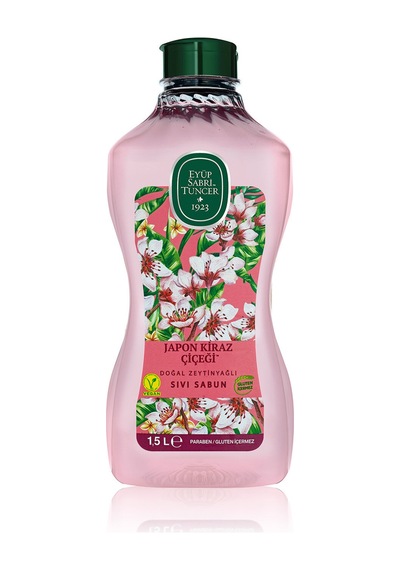 2 Adet Eyüp Sabri Tuncer Sıvı Sabun Japon Kiraz Çiçeği 1500 Ml