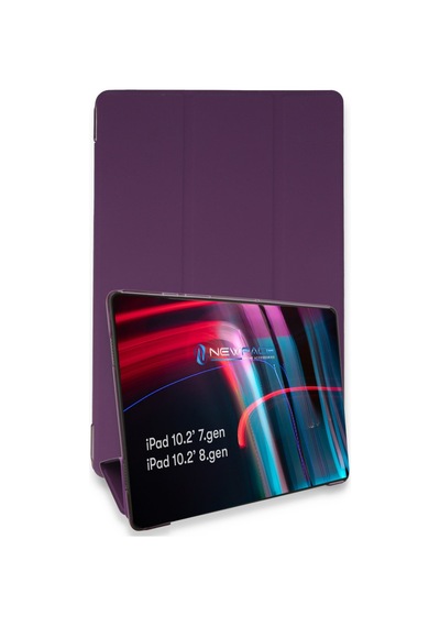 İpad 10.2 7.nesil Kılıf Tablet Smart Kılıf - Mor Diğer