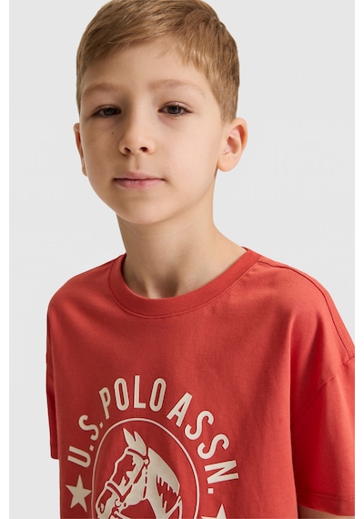 U.s. Polo Assn. Erkek Çocuk Kiremit Tişört 50327009-vr031