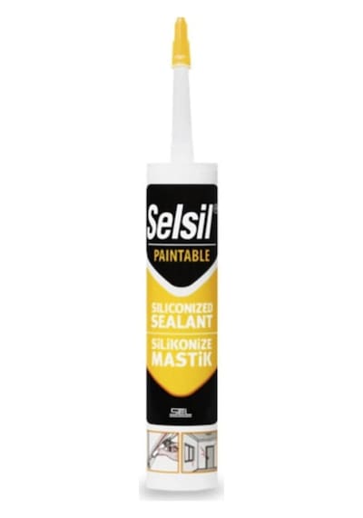 Selsil Mastik Silikonize Siyah 500 Gr Siyah