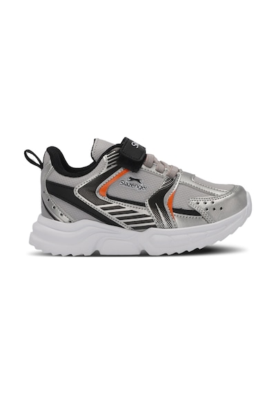 Slazenger KENDALL Çocuk Cırt Cırtlı Gri / Siyah Günlük Spor Ayakkabısı