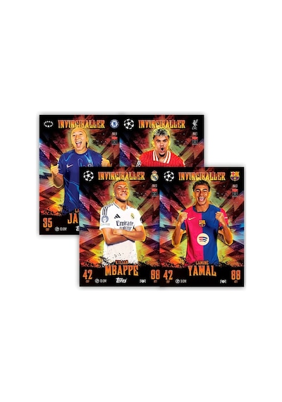 Match Attax Extra - Metal Kutulu Futbolcu Kartı Mega Tin 2 The Invinciballers