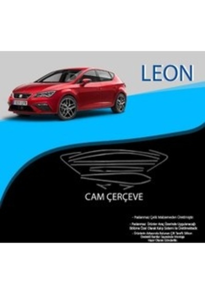 Seat Leon 2012-2020 Tamtur 12 Parça Krom Cam Çıtası