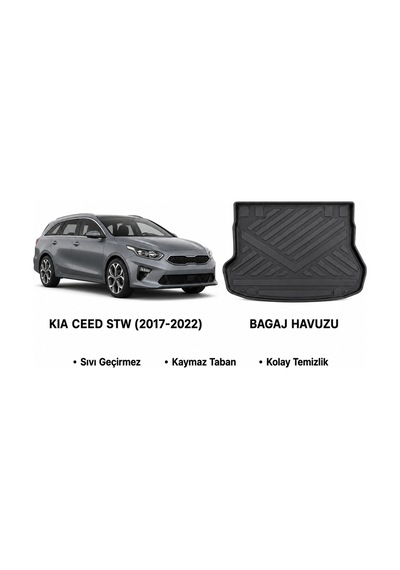 Kia Ceed Sw 2017-2022 Arası Bagaj Havuzu