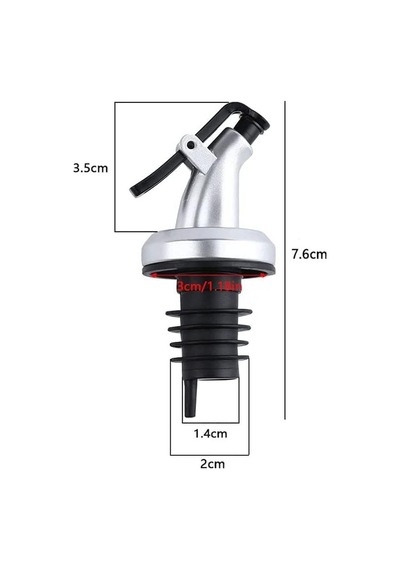 Orret Home 4 Adet Yağdanlık Tıpası Damlatmaz Şişe Ucu Dökme Ağızlığı Yağlık Sirkelik Sızdırmaz Kapaklı Tapa Gümüş Sku: Smg8690010523488 Açık Gri