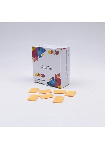 Çizgi Taşı Sabun Chalk 100 Adet Sarı