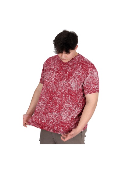Mode Xl Büyük Beden Erkek T-shirt Bisiklet Yaka Aşındırma Baskı U20037 Bordo Bordo Mode Xl Büyük Beden Erkek T-shirt Bisiklet Yaka Aşındırma Baskı U20037 Bordo Bordo