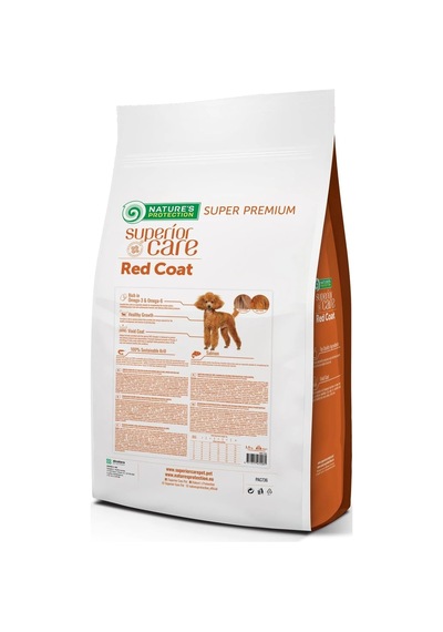 Superior Care Kızıl/kahverengi Tüylü Köpekler İçin Tahılsız Somonlu Küçük Irk Yavru Köpek Maması 1,5 Kg