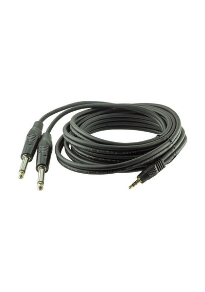 Powermaster 3.5 Mm Stereo E-2x6.3mm Mono Erkek Kablo 3 Metre-187613