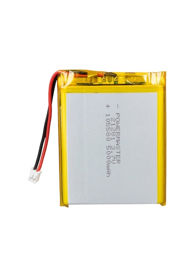 Powermaster 3.7 Volt 5000 Mah Lityum Polimer Şarjlı Pil 10x55x80 Mm Akıllı Saat Kulaklık Pili
