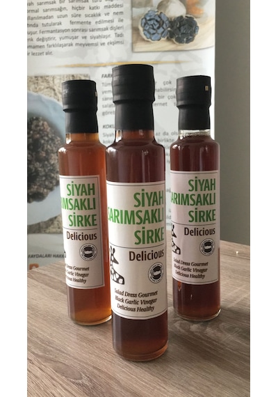 Edovital Doğal Siyah Sarımsaklı Sirke 250 ML