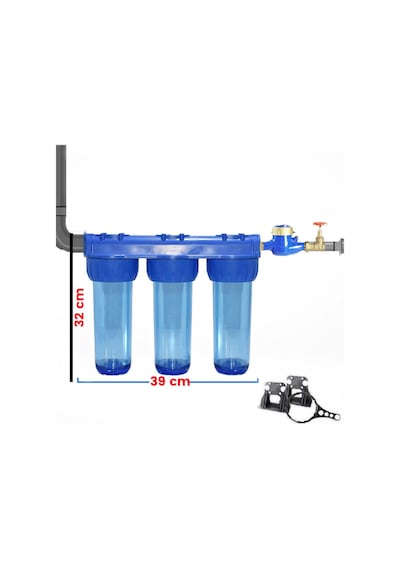 Sulook 3219 Lotto Filters Bina Ve Daire Girişi Su Arıtma Yıkanabilir + Gac Plus + Silifoz Diğer