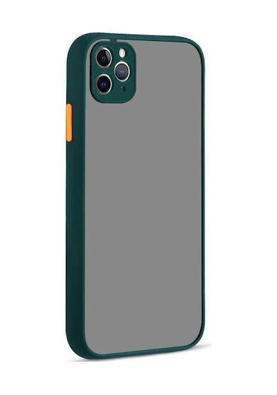 Apple Uyumlu  iPhone 11 Pro Max Kılıf Hux Düğme Ve Kapak Zıt Renk Kılıf