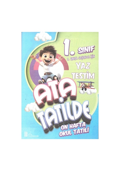 1. Sınıf Tatilde Severek Okuyorum 15 Kitap Yaz Testim Hediyeli