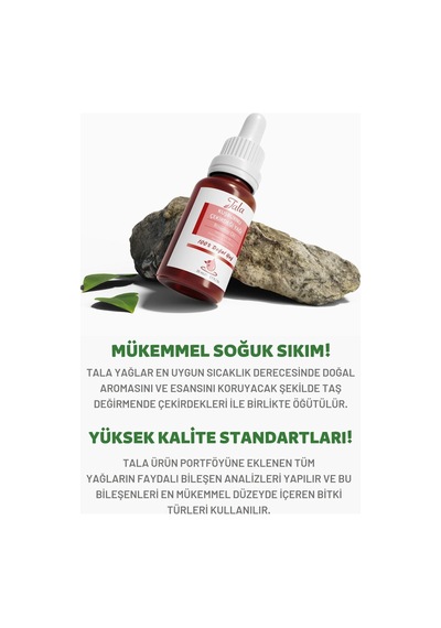 Tala Kuşburnu Çekirdeği Yağı %100 Saf Ve Doğal Soğuk Sıkım 20 ML