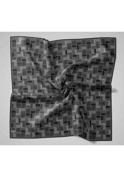 Silk Home Yaz Esintisi Eşarp 150001-15 Siyah, Füme, Gri