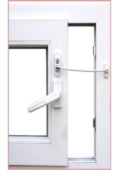 Yuma Halatlı Pvc Ahşap Kapı Pencere İçin Anahtarlı Emniyet Kilidi