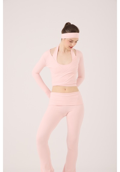 Holly Lolly Bağlamalı Crop Kesim Ellen Bolero Pembe