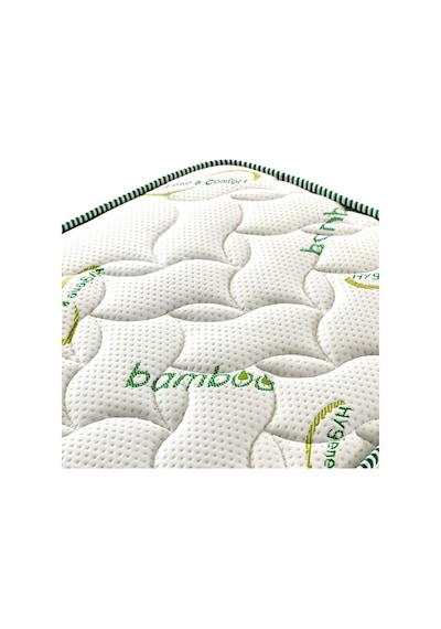 Uzunbebe 90X190 Heyner Bamboo Yaylı Yatak 90*190 Tek Kişilik Yaylı Yatak