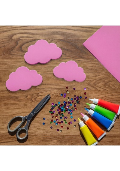 Sanatsal Kağıt 50x70 Eva Tabaka 5'li Pembe Kağıt Ürünleri
