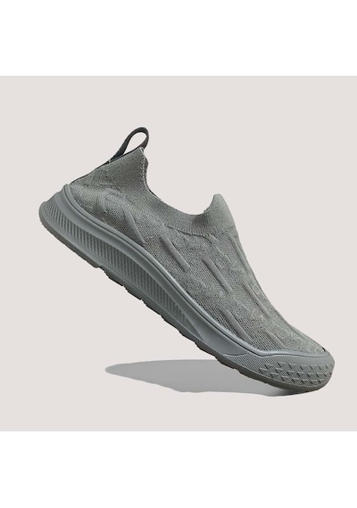 Gamelu Toss Erkek Bez Streç Memory Foam Sneaker Ayakkabı Füme