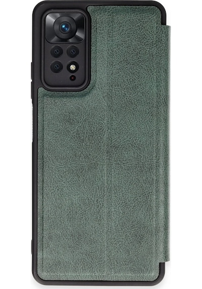 Newface Xiaomi Redmi Note 12 Pro 4g Kılıf Flip Cover - Semeglbl - 65 Koyu Yeşil