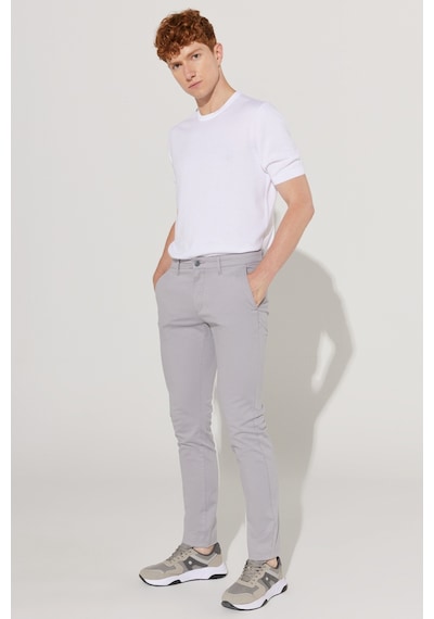 AC&Co / Altınyıldız Classics Erkek Grı Slim Fit Dar Kesim Pamuklu Esnek Yan Cep Rahat Chino Pantolon Gri AC&Co / Altınyıldız Classics Erkek Grı Slim Fit Dar Kesim Pamuklu Esnek Yan Cep Rahat Chino Pantolon Gri