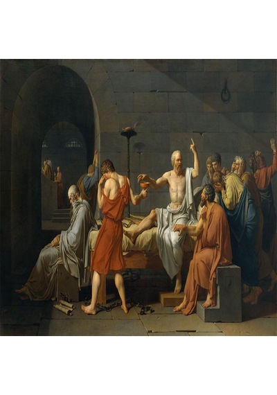 Sokratesin Ölümü Sayılarla Boyama Seti - Çerçeveli, 40x50cm