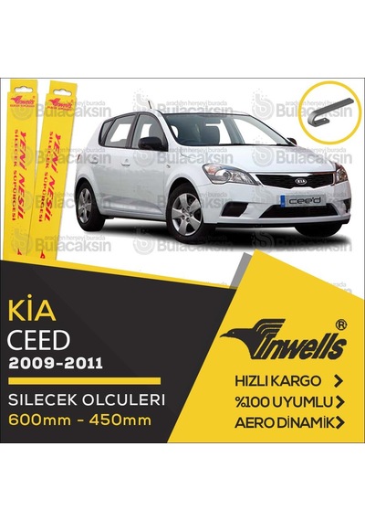 Kia Ceed Muz Silecek Takımı 2009-2011 İnwells