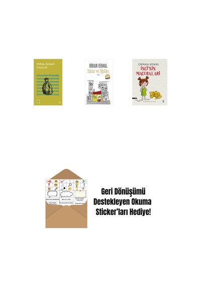Everest Açıkhava 13 - Küçücük + Eskici Ve Oğulları Midi Boy + İnci'nin Maceraları + Okuma Sticker'ları