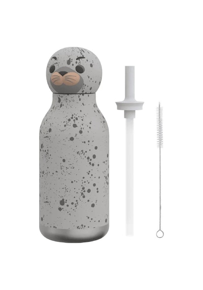 Asobu Bestie Bottle - Seal Yalıtımlı Paslanmaz Çelik Su Şişesi, Pipetli, 460ml Çok Renkli