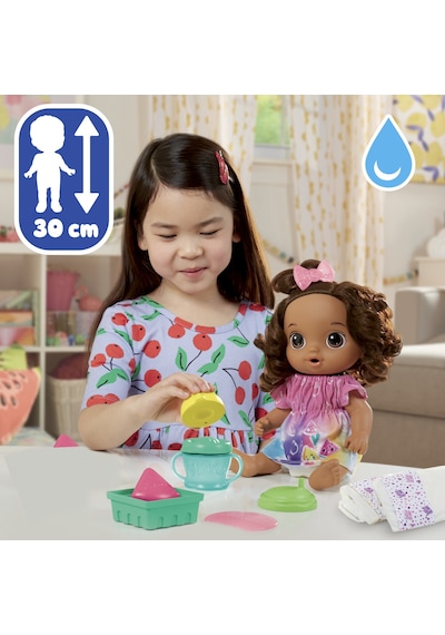 Baby Alive  Bebeğimle Eğlenceli Yudumlar Esmer F7357