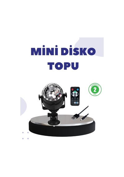 Buğz Ses Duyarlı Mini Disko Küre Lamba .