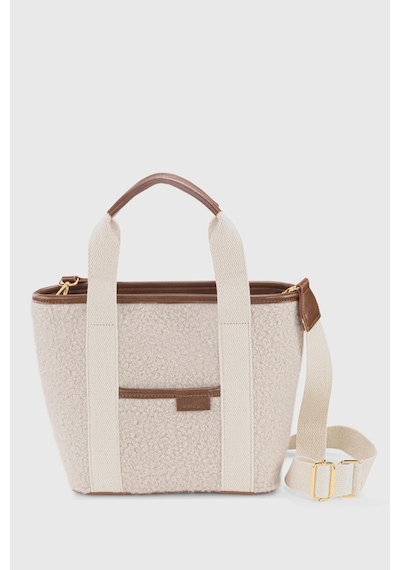 Housebags Kadın Suni Kürklü Çift Saplı Tote Bag 246 Suni Kürklü