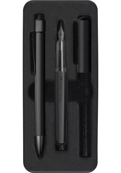 Faber-castell Hexo Mat Siyah 2 Li Kalem Seti Çok Renkli